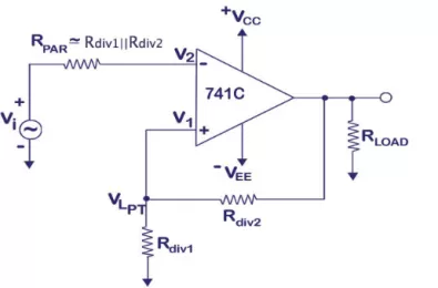 Mạch Schmitt Trigger sử dụng Op-Amp